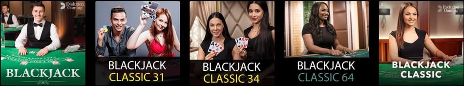 Online blackjack in a live casino